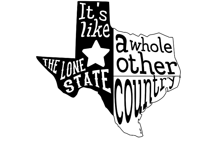 Texas Silhouette - Lone Star State example image 1