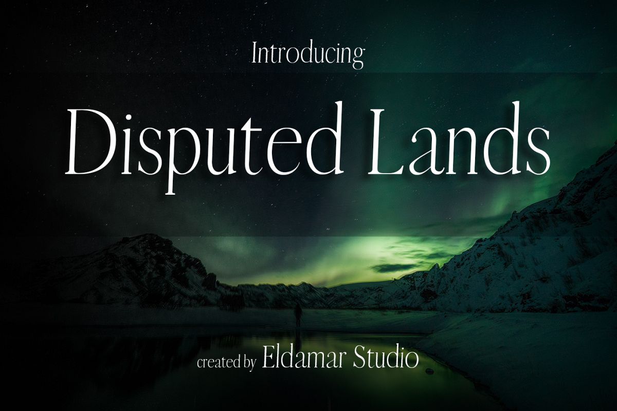 Disputed Lands Font example image 1