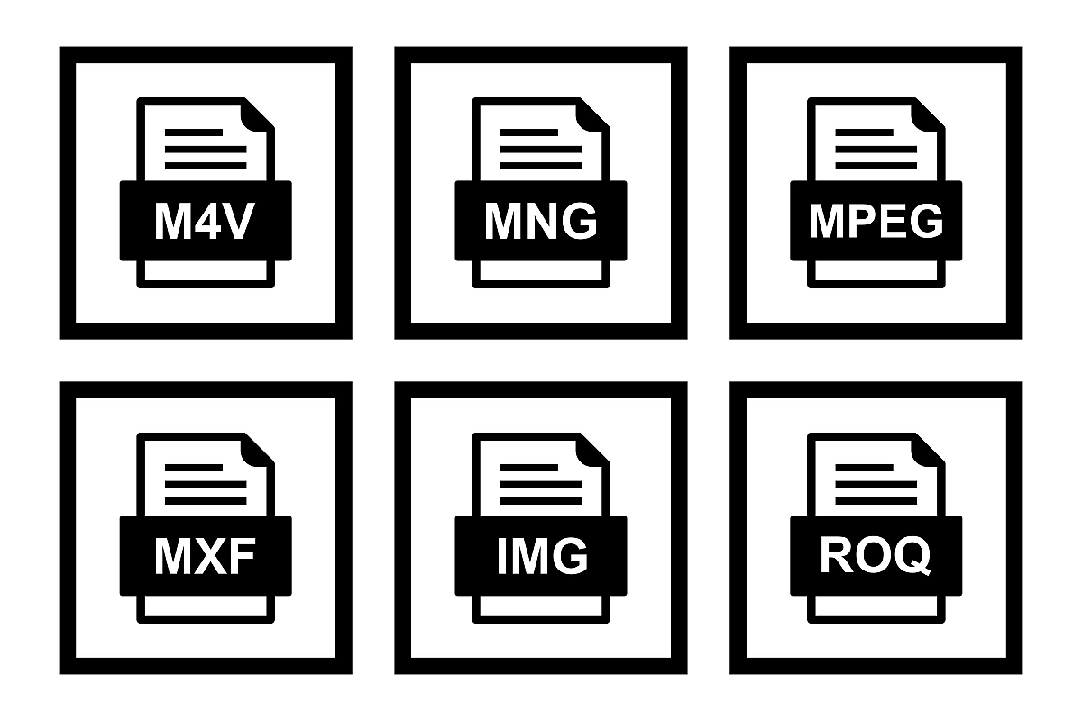 Set Of File Formats Icons example image 1