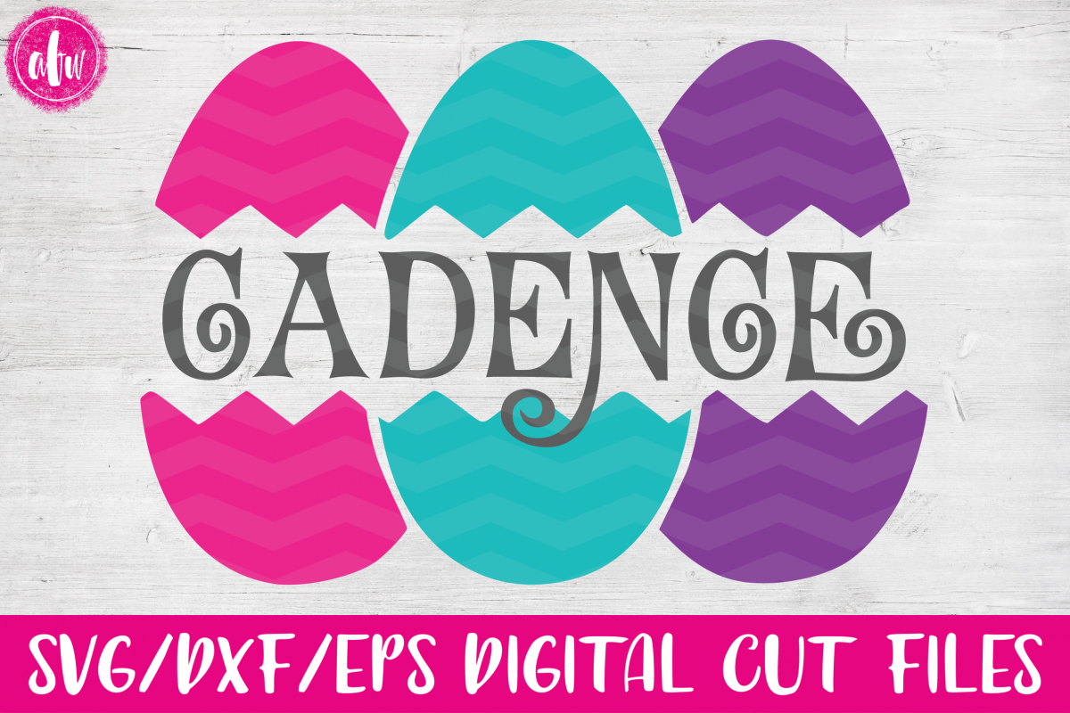 Download Split Cracked Easter Eggs - SVG, DXF, EPS Cut Files