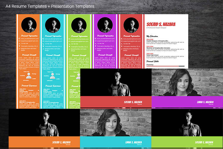 A4 Resume Templates Word example image 1