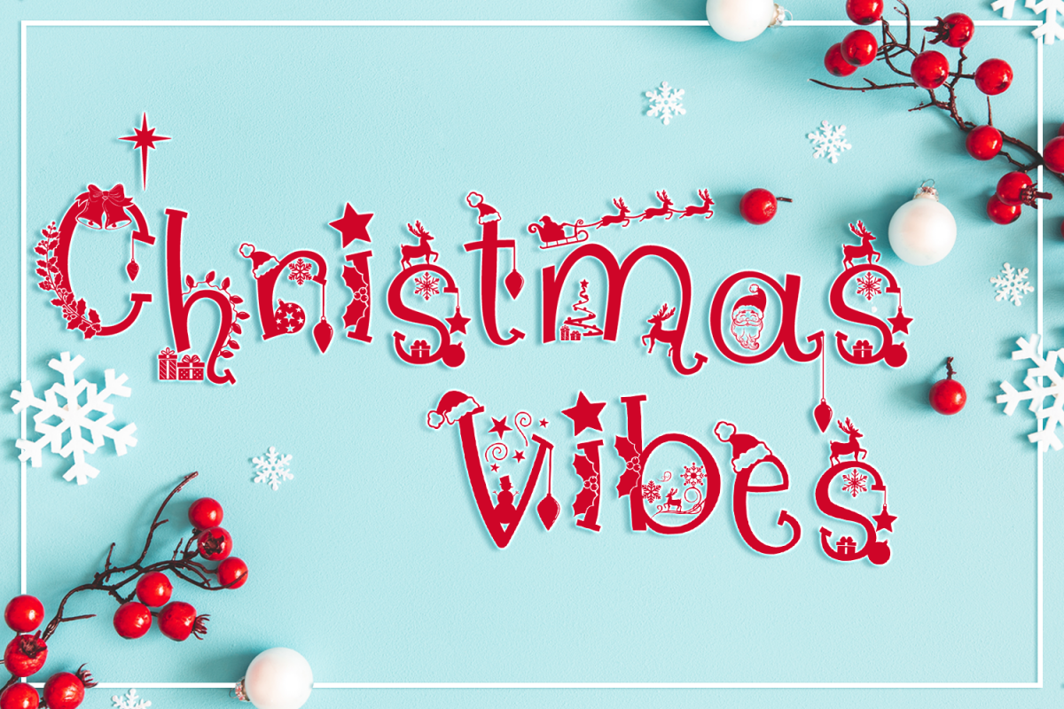 Christmas Vibes | A Whimsical Christmas Font example image 1