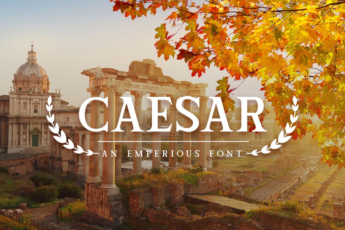 Caesar Font example image 1