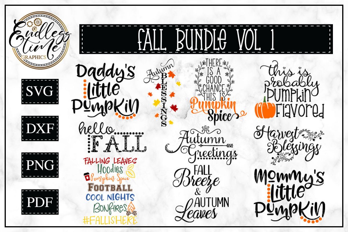 Fall SVG Bundle Volume 1 example image 1