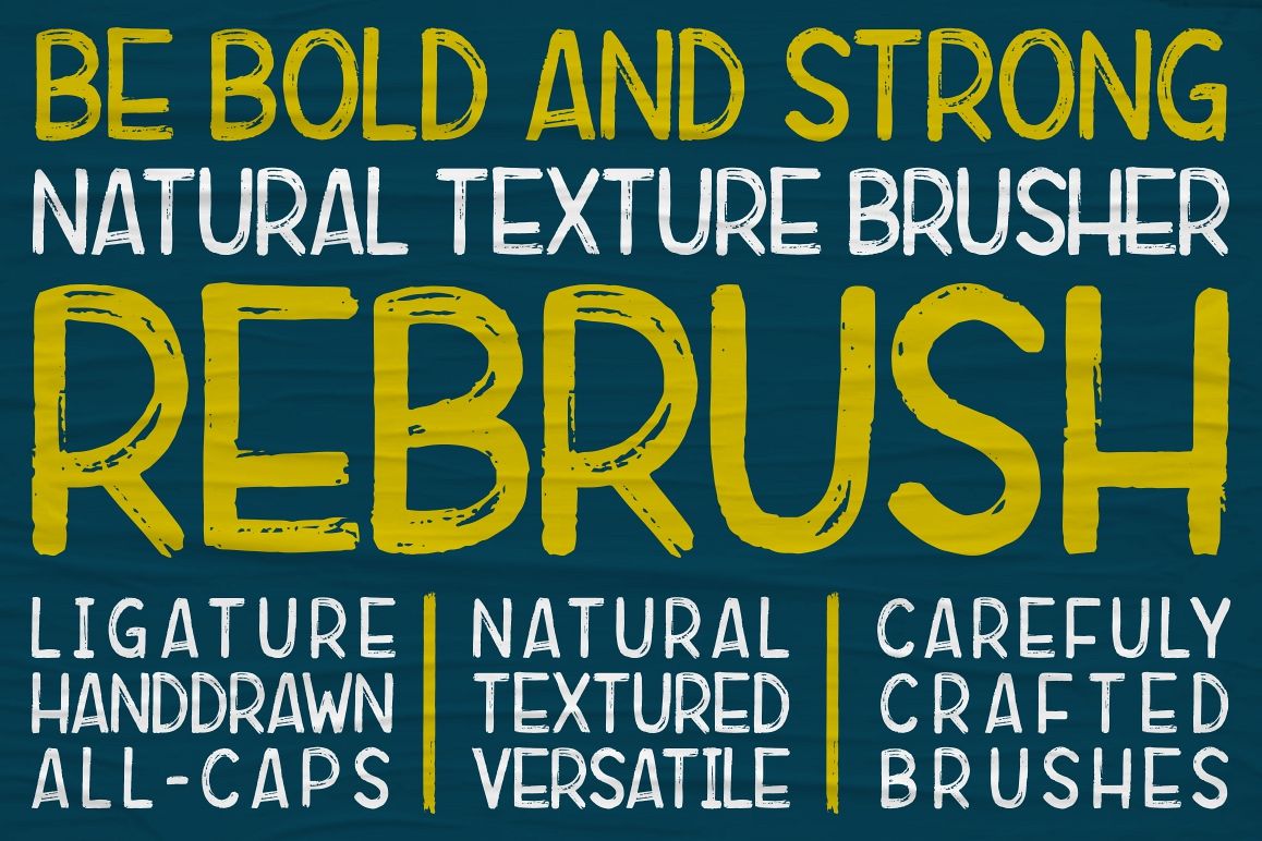 Rebrush Typeface example image 1