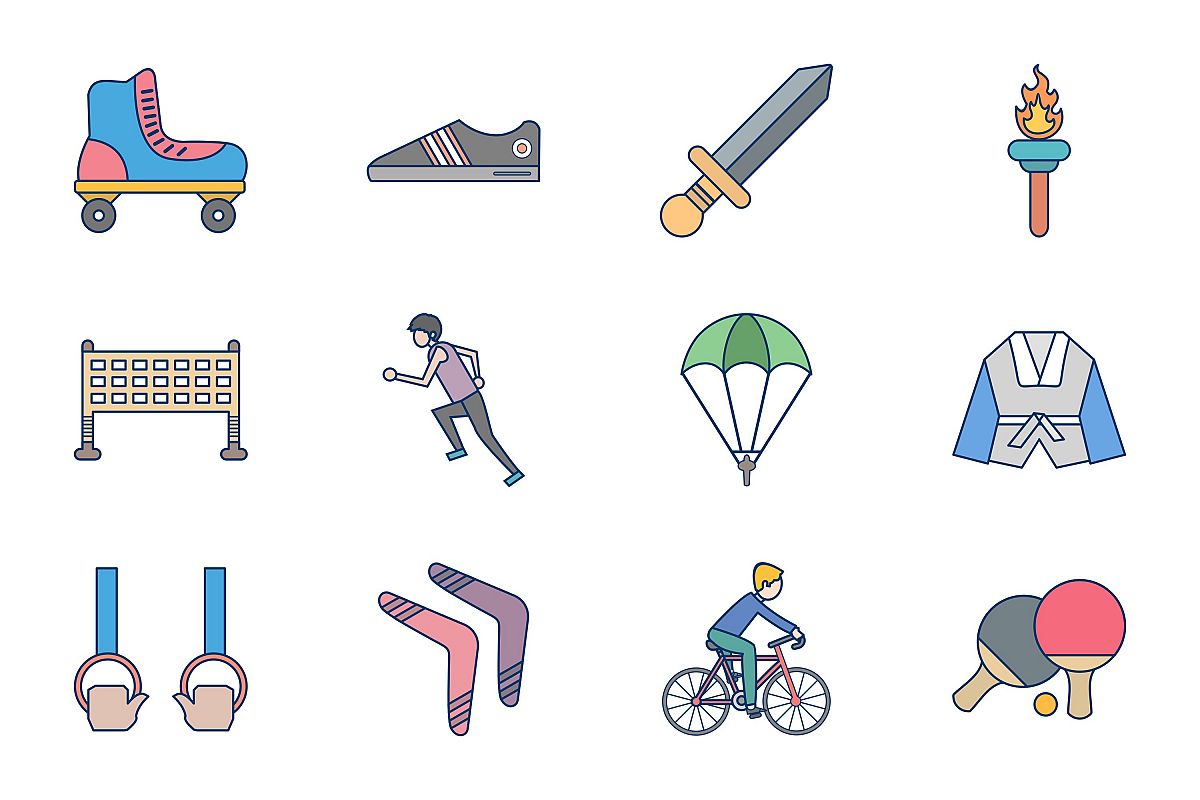 Set Of Sports And Game Icons example image 1