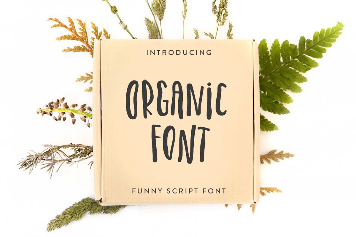 Organic Font example image 1