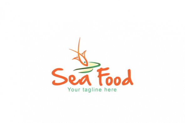 Sea Food - Simple Illustrative Stock Logo example image 1