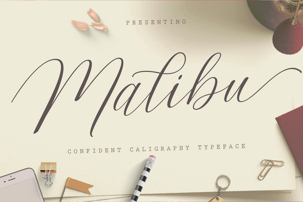 Malibu Script example image 1