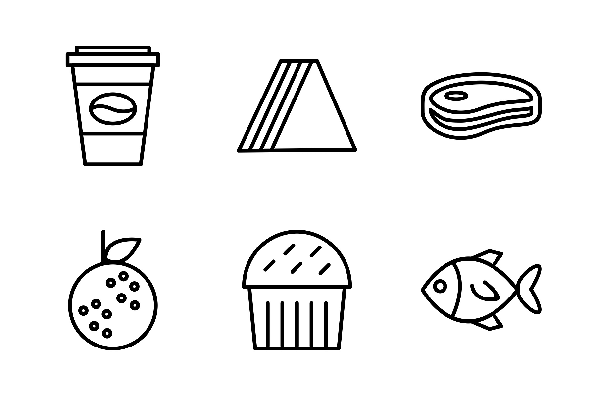 Set Of Food Icons example image 1