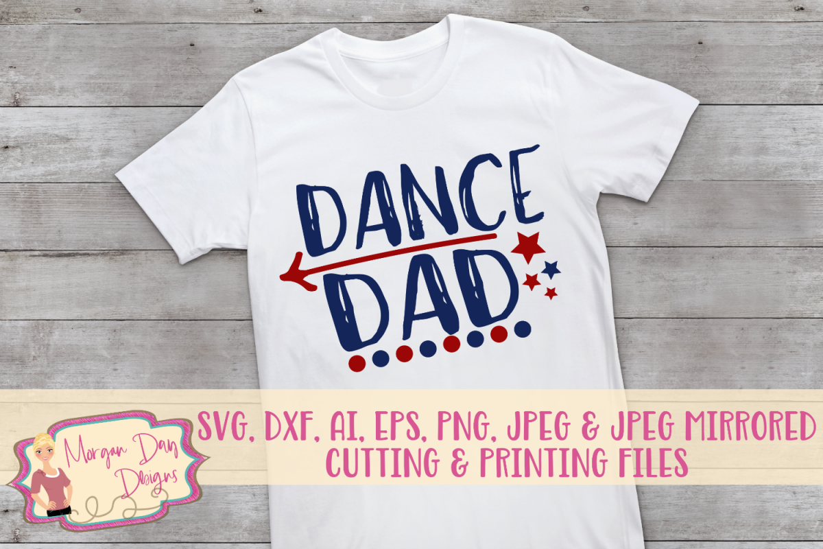 Dance Dad SVG, DXF, AI, EPS, PNG, JPEG example image 1