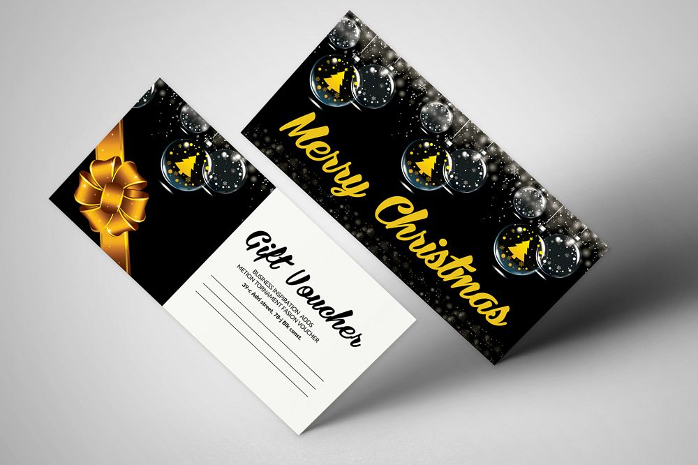 Merry Christmas Gift Voucher example image 1