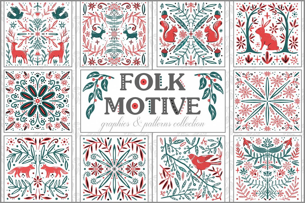Folk Motive example image 1