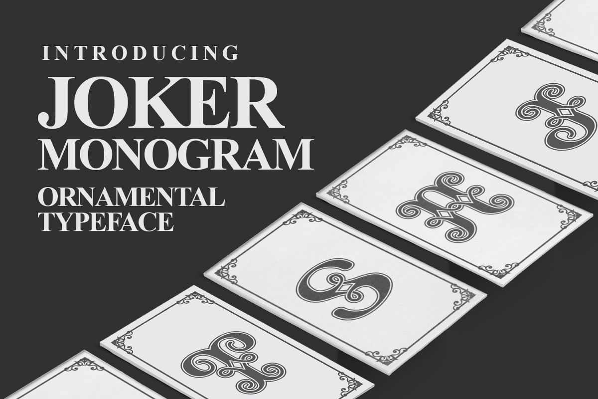 Joker Monogram example image 1
