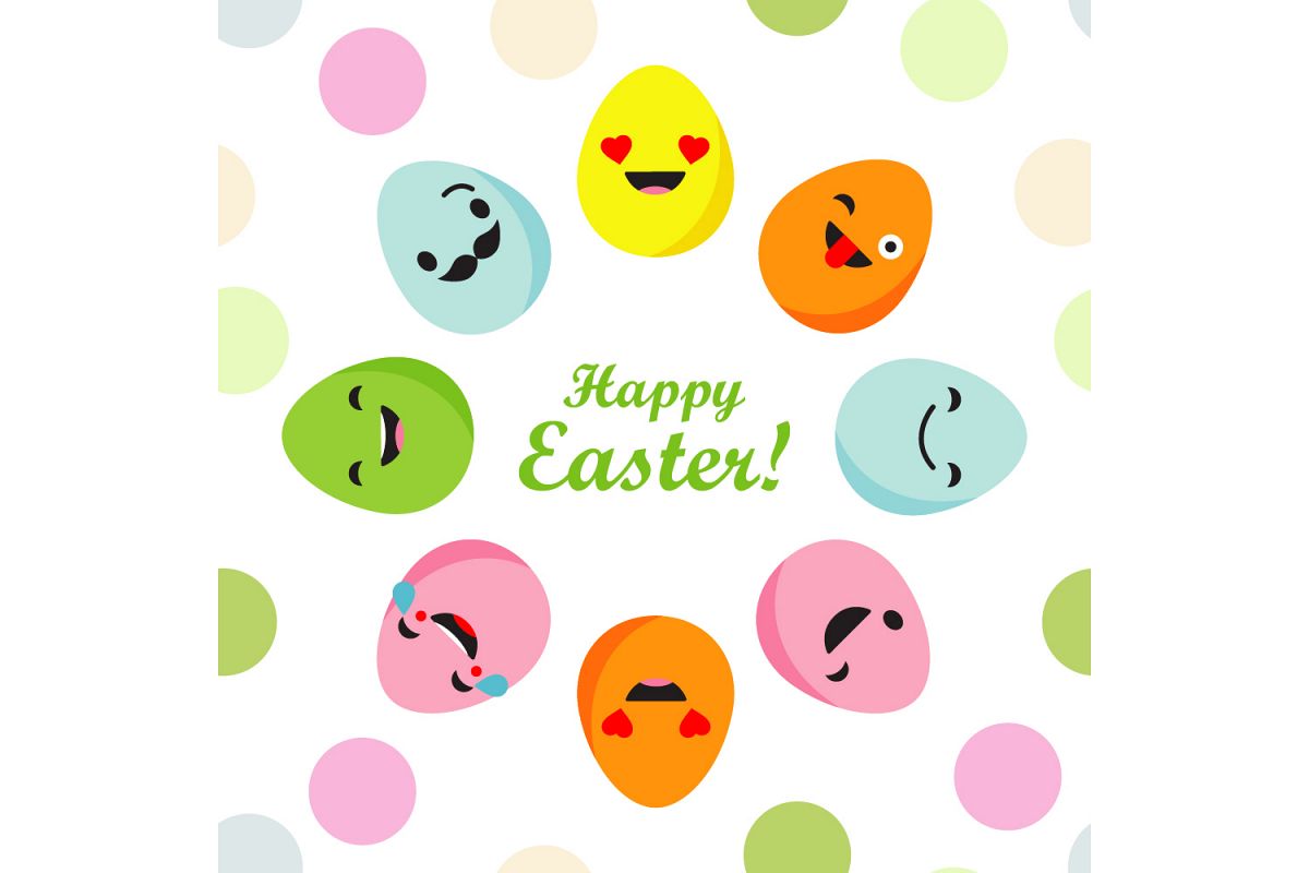 Easter ornament. Set of 7 seamless patterns. example image 1