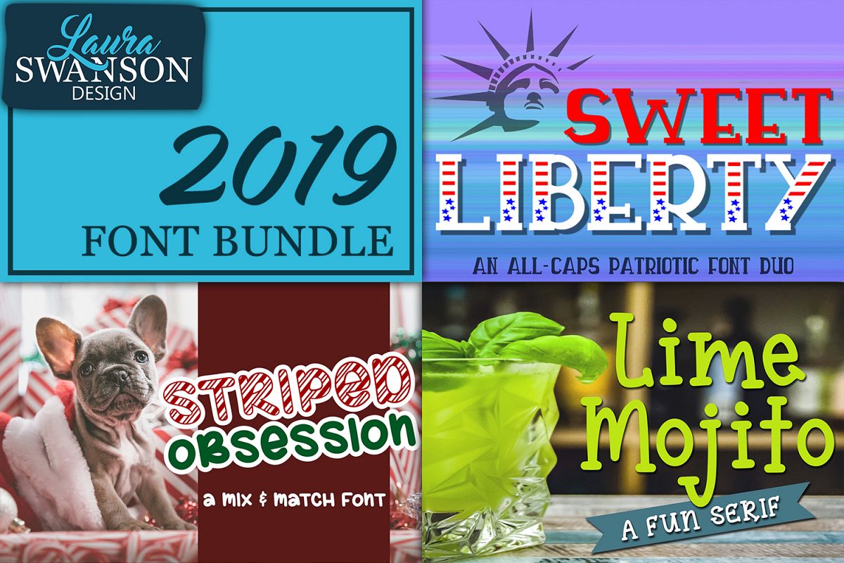2019 Font Bundle example image 1