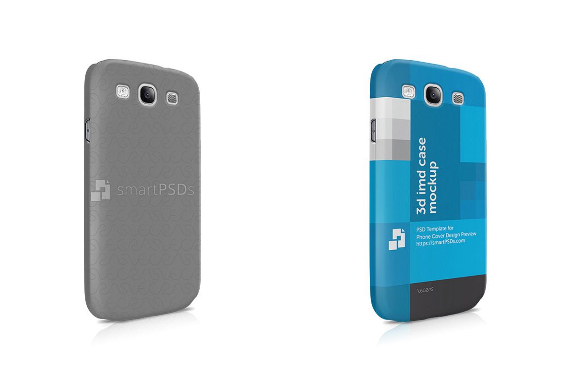 Samsung Galaxy S3 3d IMD Mobile Case Design mockup 2012- Right view example image 1