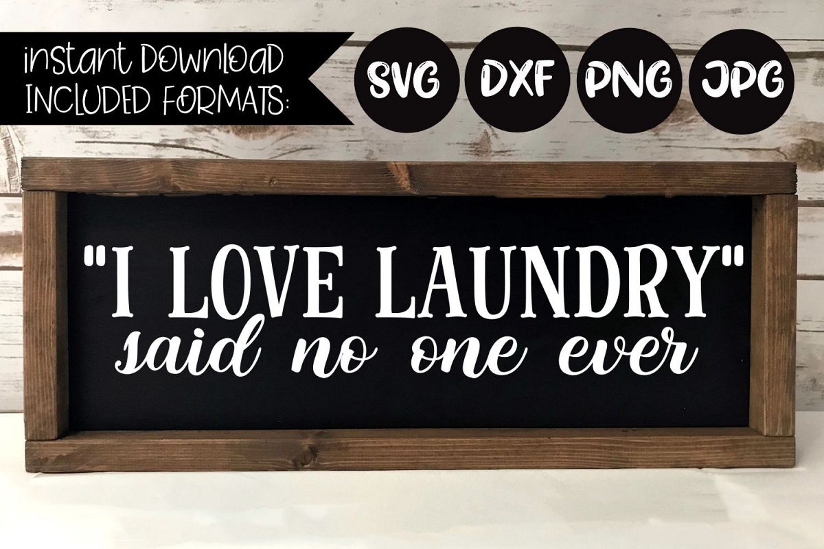 I Love Laundry Said No One Ever