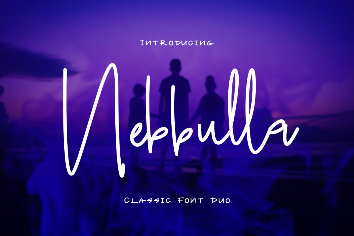 Nebbulla Font Duo example image 1