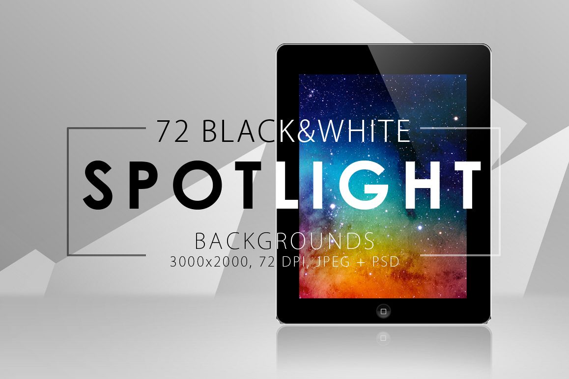 50%OFF 72 Spotlight Backgrounds Pack example image 1