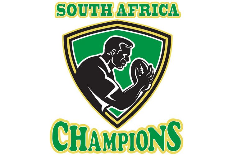 Rugby player South Africa Champions shield example image 1