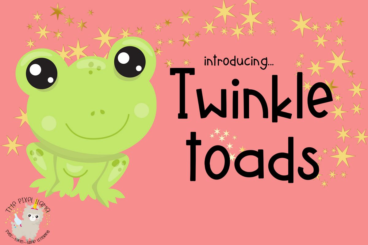 Twinkle Toads Font example image 1