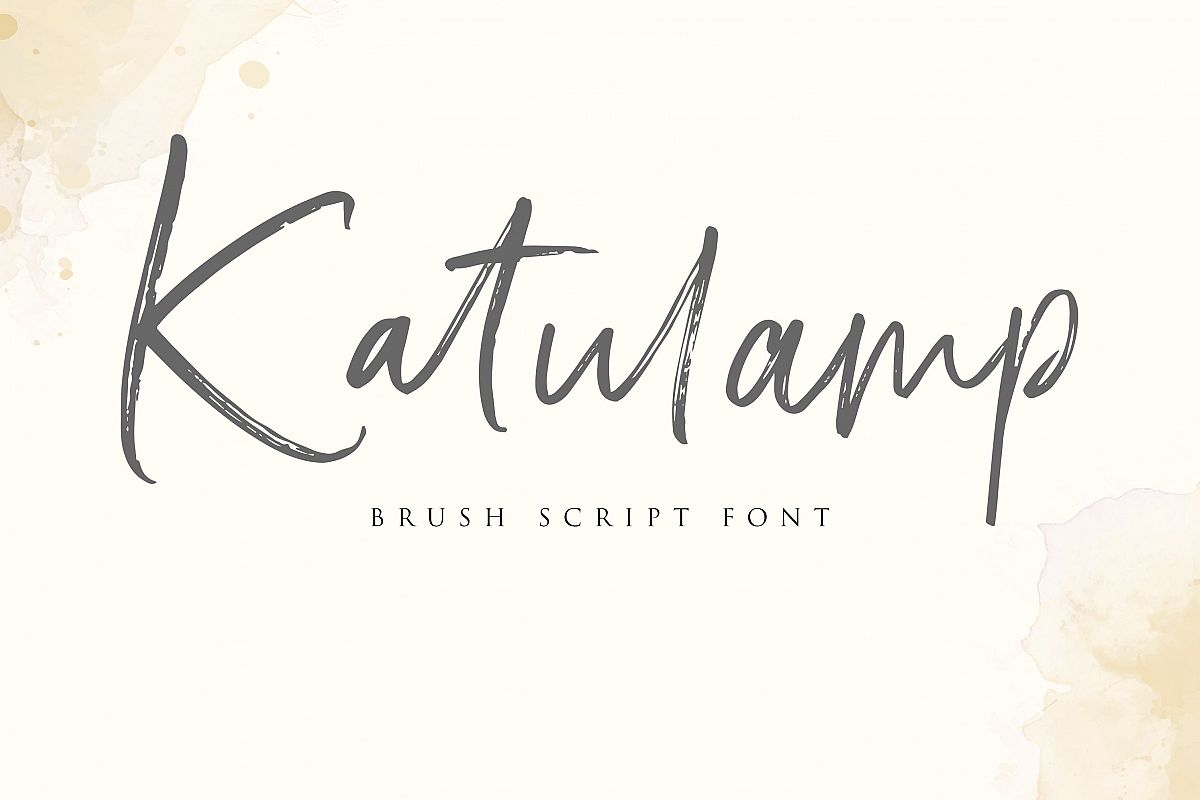 Katulamp Font Duo example image 1