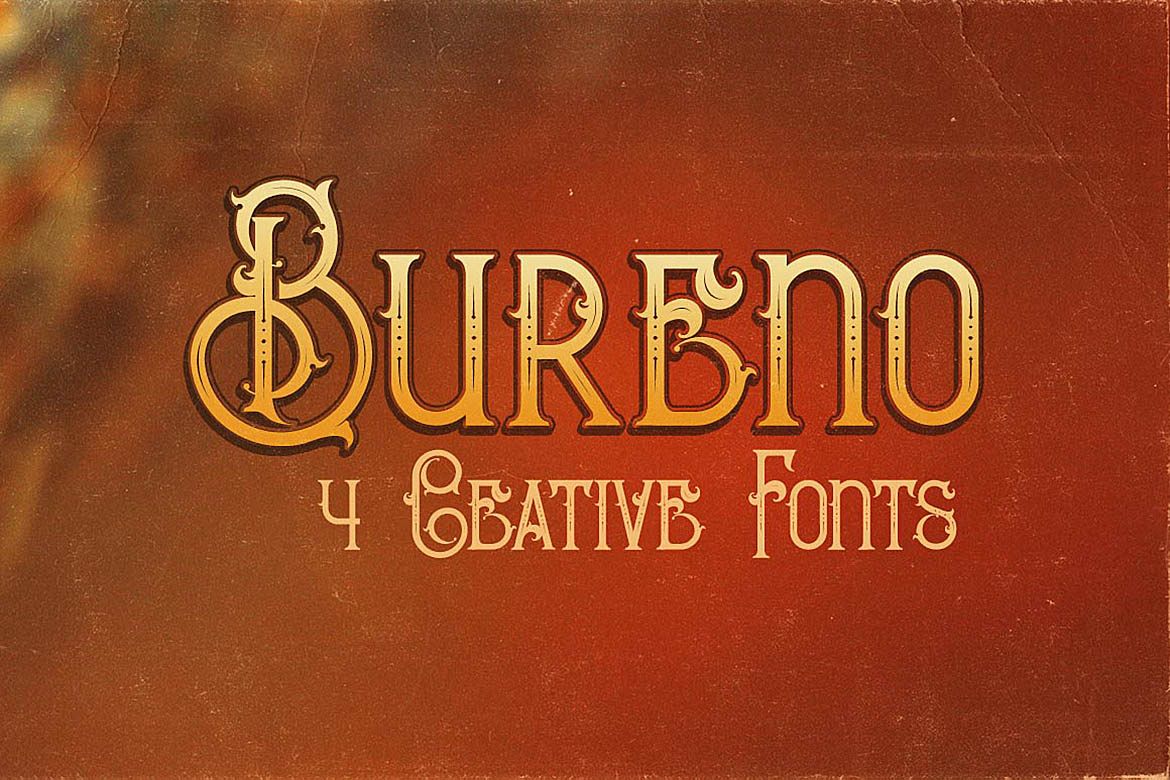 Bureno - Decorative Font example image 1