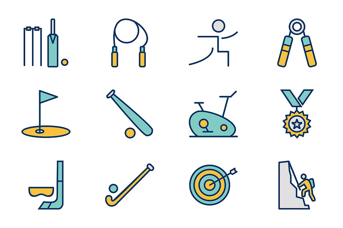 Set Of Sports And Game Icons example image 1