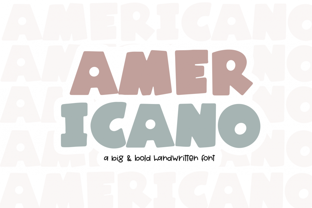 Americano - A Fun Handwritten Font example image 1