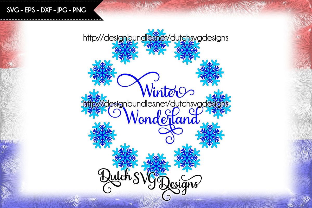 Winter Wonderland cut file, Winter Wonderland svg example image 1