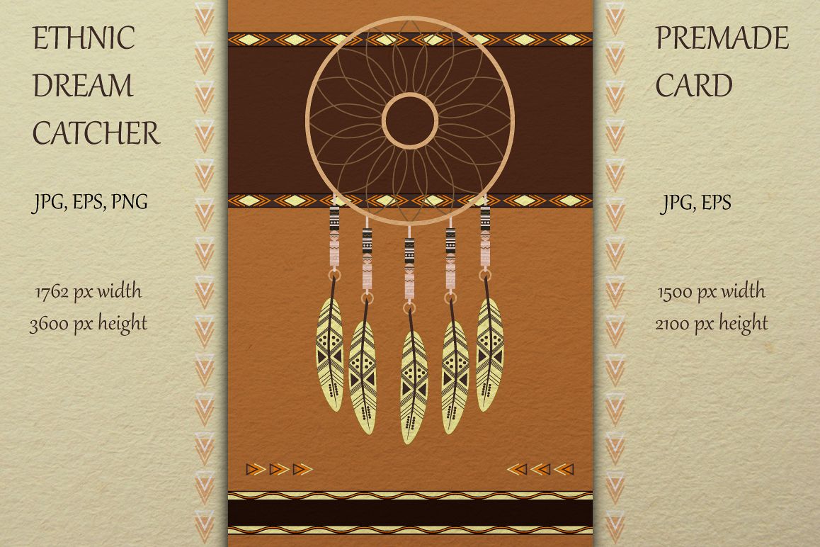 Big stylish ethnic dream catcher example image 1