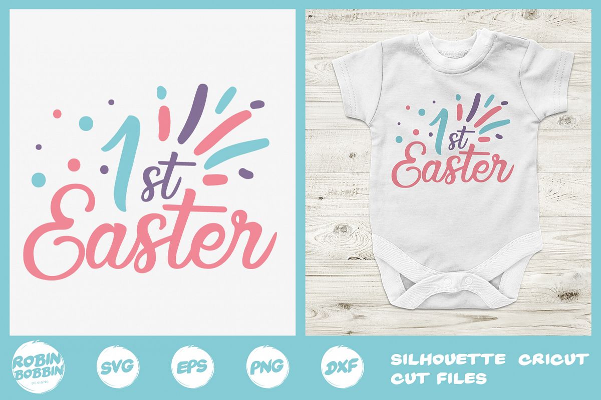 Easter svg, First Easter SVG File, First Easter SVG Crafts example image 1