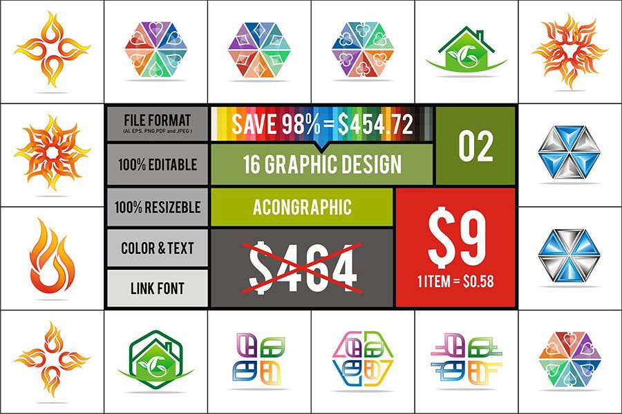 Graphic Vector suitable for Logo #2 example image 1