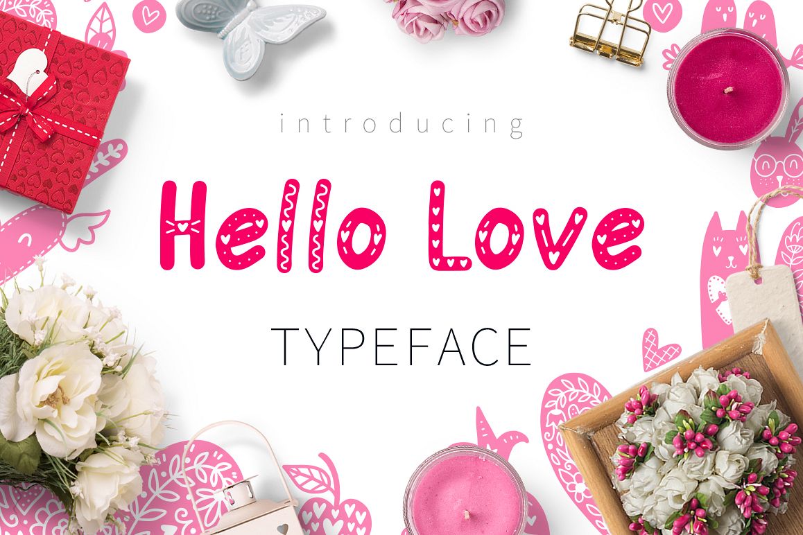 Hello Love - Valentine's Day Font example image 1