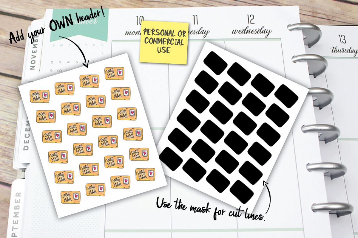 Mail Planner Stickers example image 1
