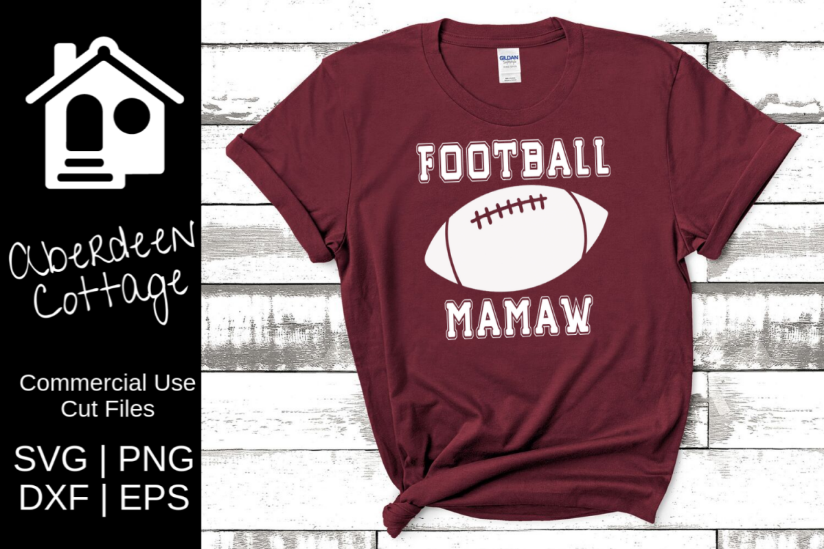 Football Mamaw SVG example image 1