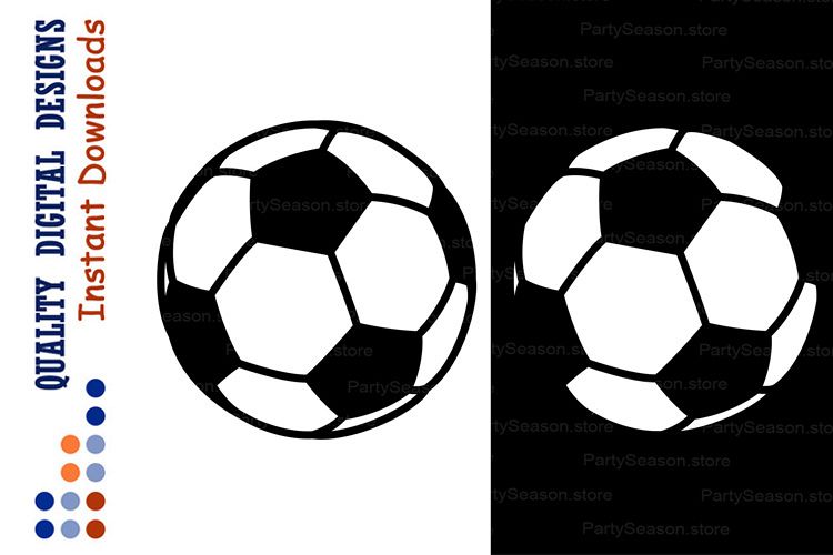 Soccer ball svg Sports shirts example image 1