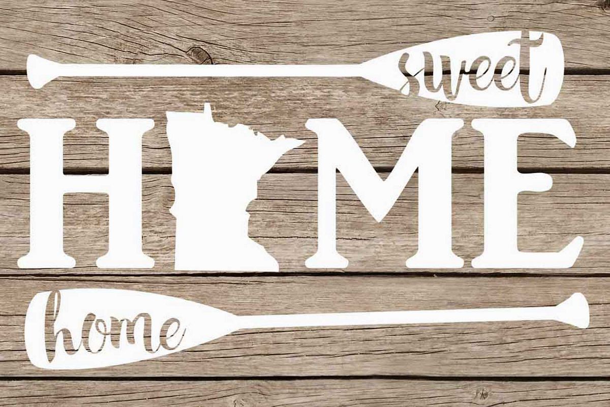 Minnesota home sweet home paddles example image 1
