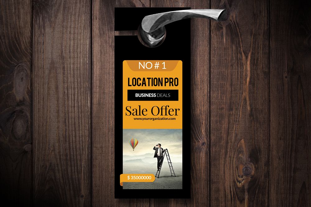 Business Solution Door Hangers example image 1