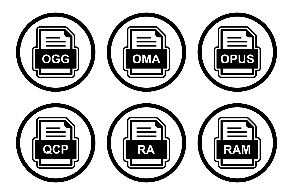 Set Of File Formats Icons example image 1
