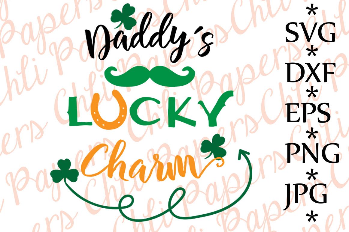Daddy's lucky Charm Svg example image 1