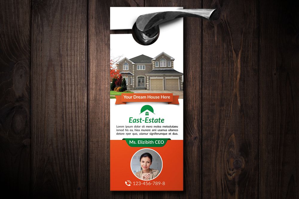Real Estate Door Hangers example image 1