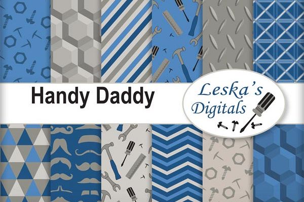 Daddy Digital Papers - Father's Day example image 1