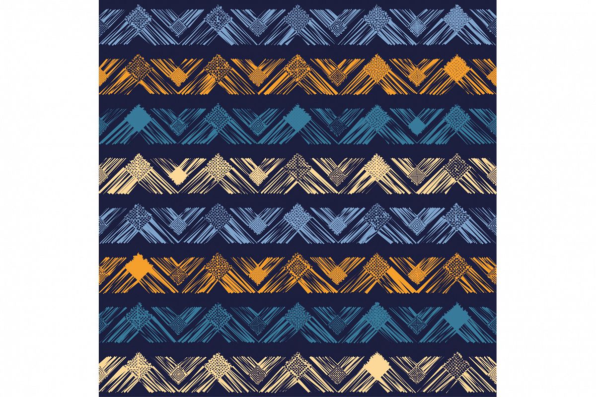 Ethnic boho seamless pattern. Print. Repeating background. Cloth design, wallpaper. example image 1