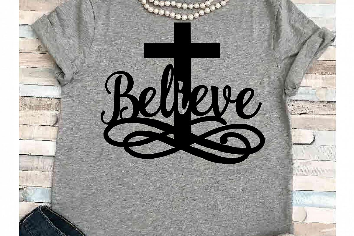 Download Easter svg SVG DXF JPEG Silhouette Cameo Cricut Jesus svg iron on Believe svg He is risen shirt ...