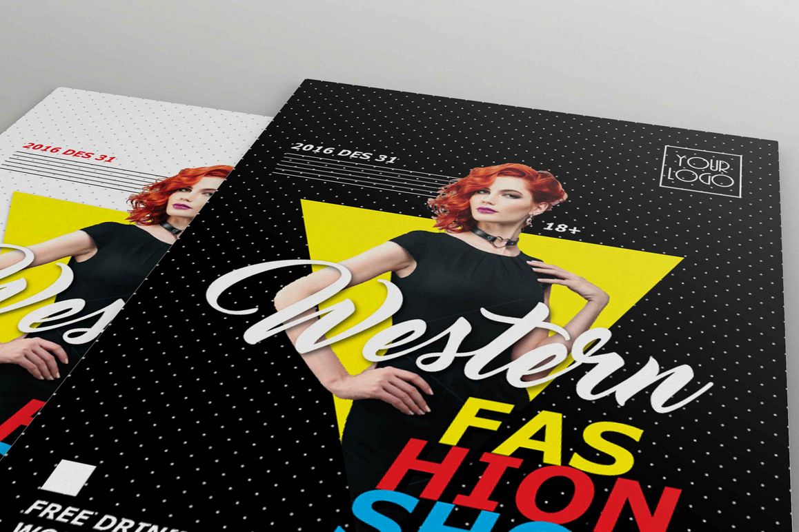 Fashion Show Flyers - v2 example image 1