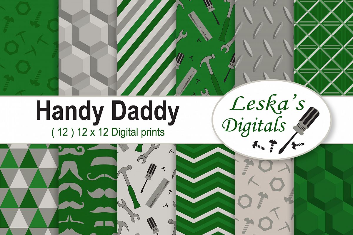 Handyman Digital Paper Pack example image 1