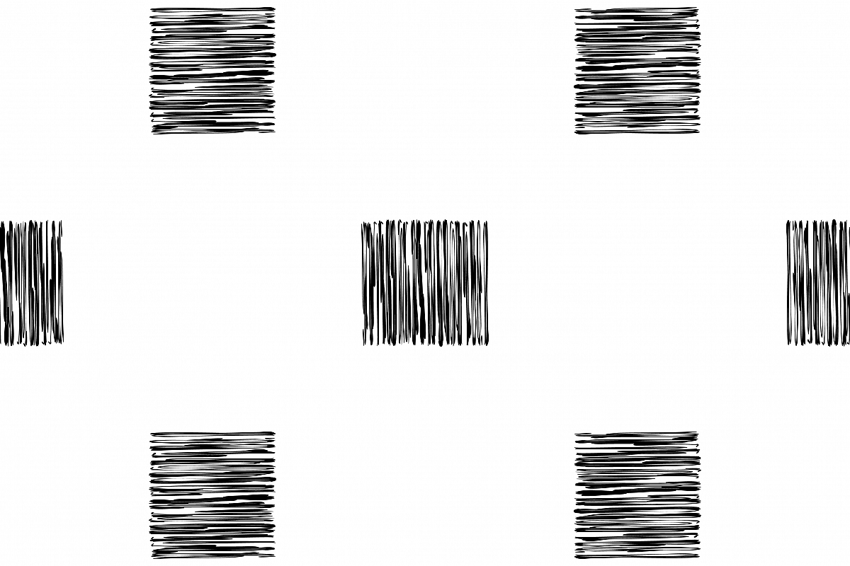 Seamless vector background of hand drawn squares. Lines textures of pen. Textile rapport. example image 1