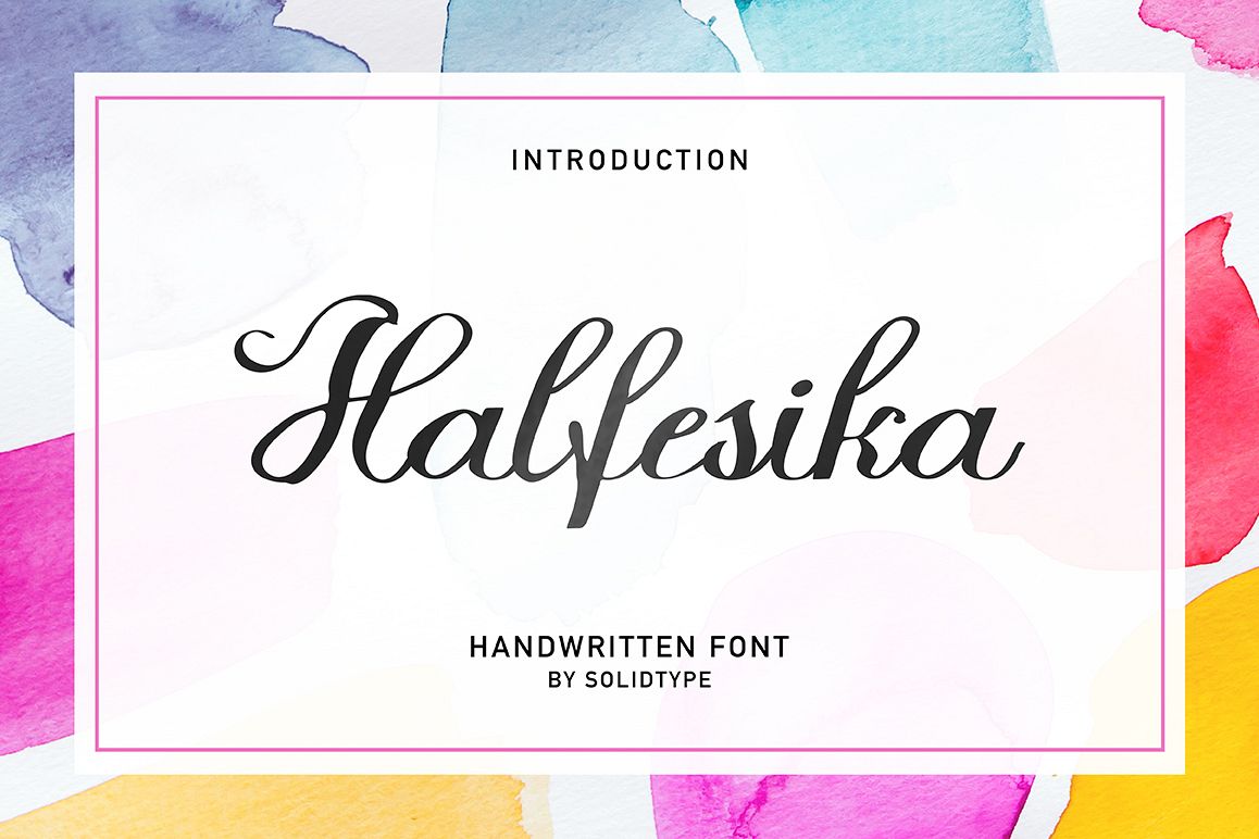 Halfesika Script example image 1